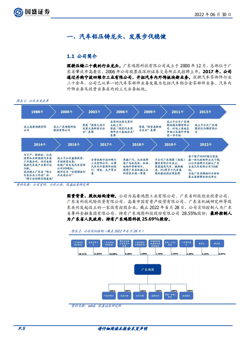 广东鸿图-技术全面的行业龙头，一体化压铸量产在即-220630.pdf 第5页