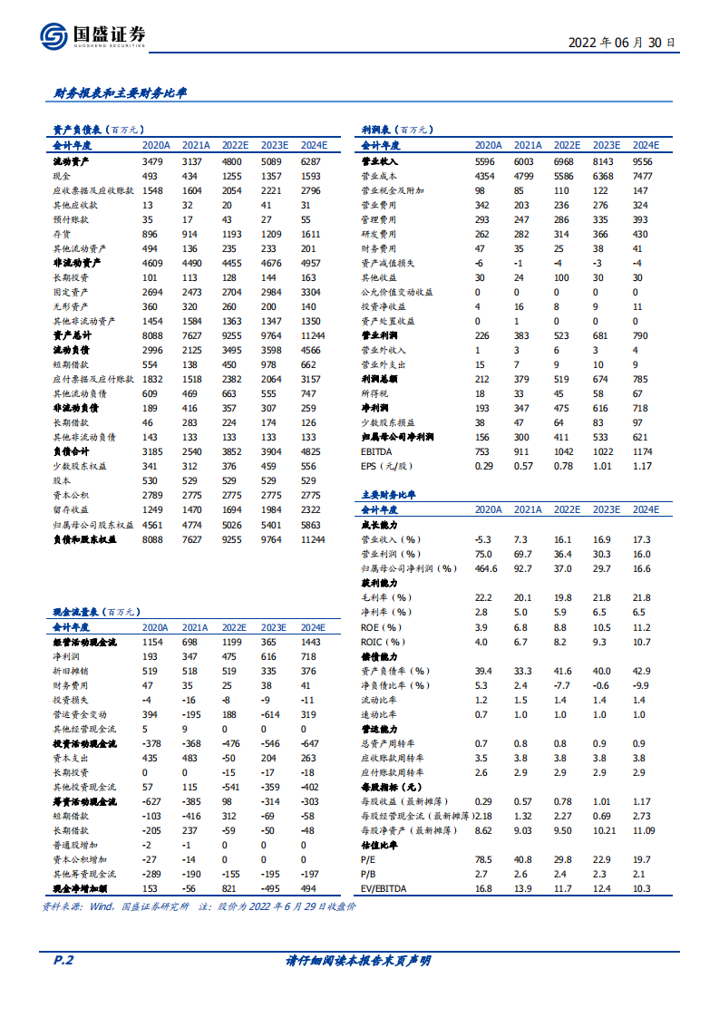 广东鸿图-技术全面的行业龙头，一体化压铸量产在即-220630.pdf 第2页