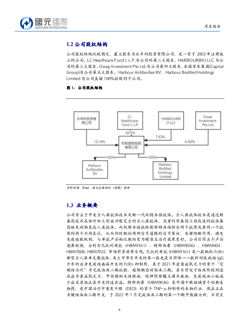 和铂医药-全人源抗体平台独具优势，创新药即将上市-220712.pdf 第6页