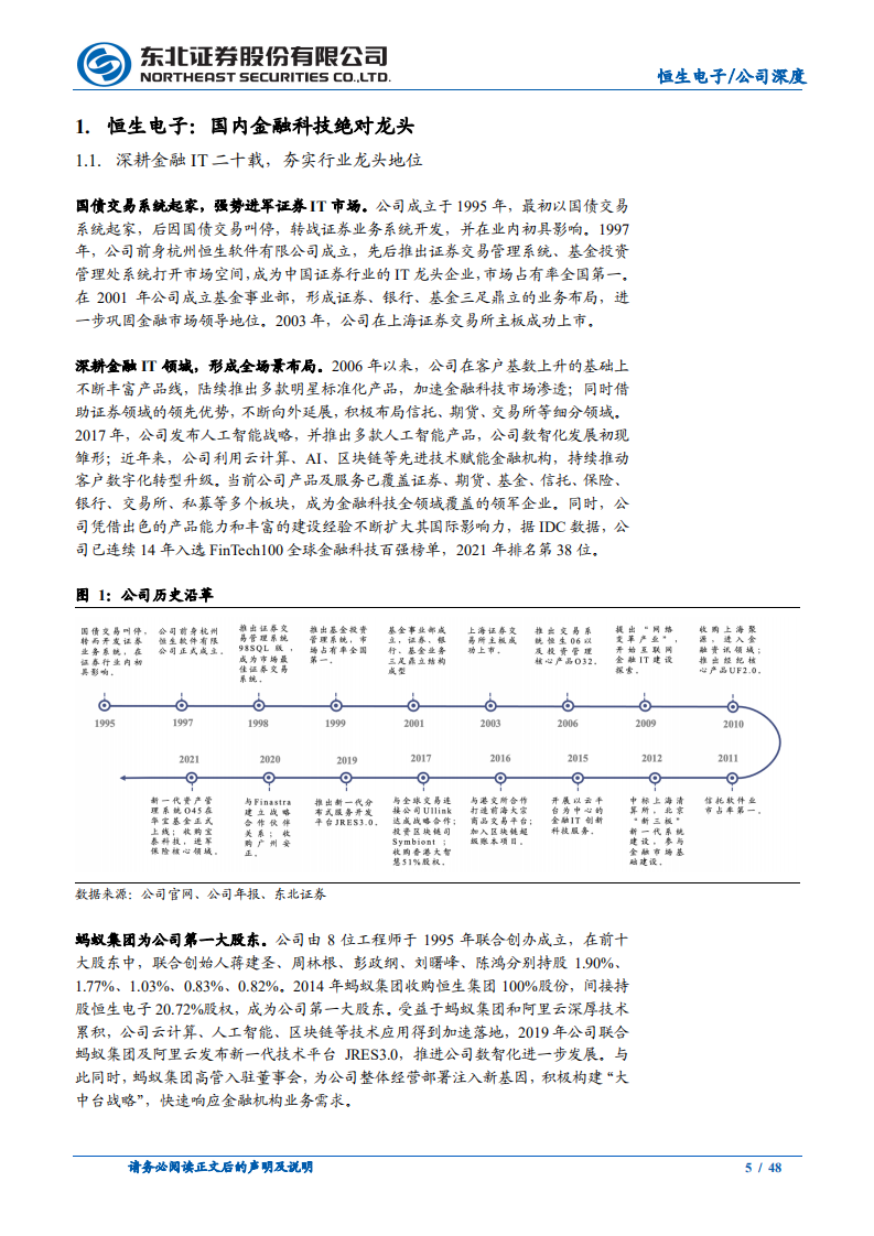 恒生电子-优势显著的金融IT龙头-220630.pdf 第5页