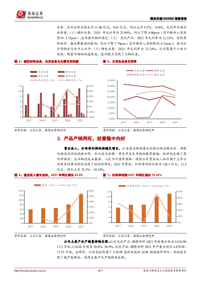横店东磁-覆盖报告：全球铁氧体磁材龙头，光伏发力迎来新的增长极-220701.pdf 第6页