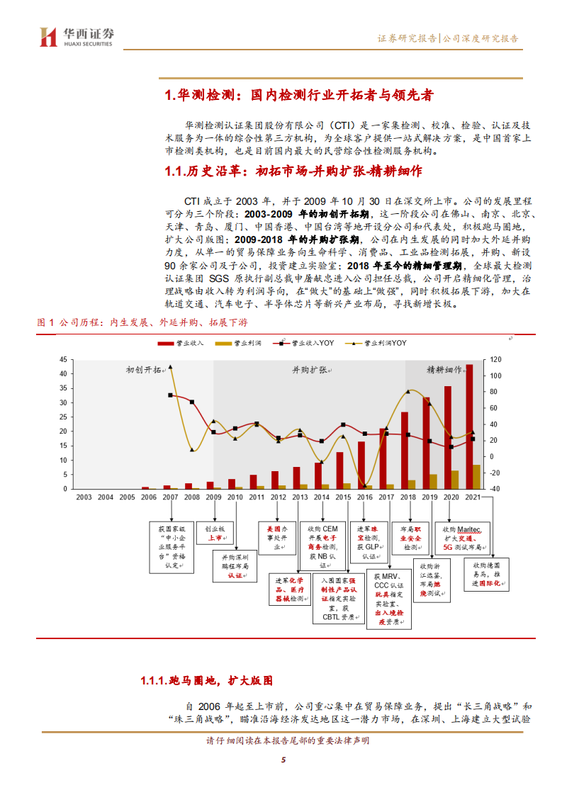 华测检测-前瞻布局拓市场，精耕细作获盈利-220702.pdf 第5页