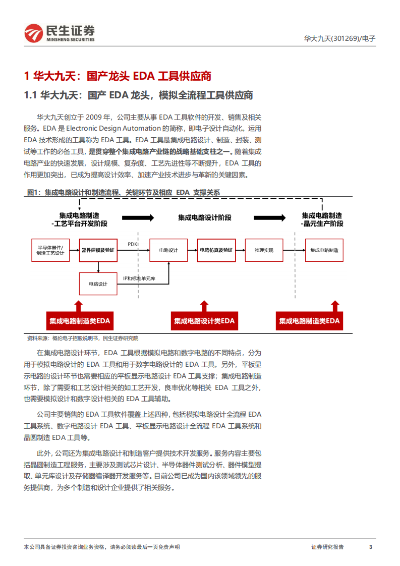 华大九天-新股研究报告：国产龙头 EDA 工具供应商，市场规模稳步增长-220724.pdf 第3页