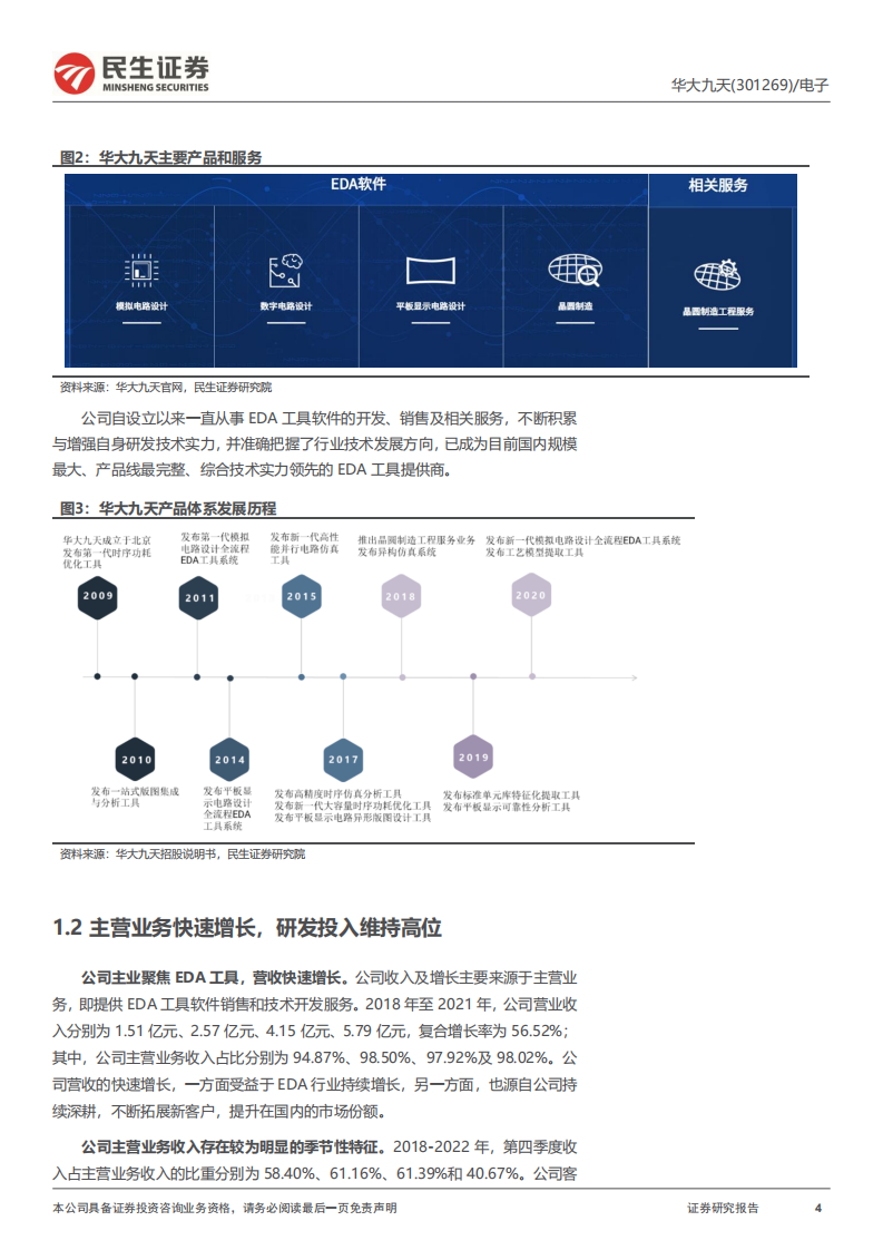 华大九天-新股研究报告：国产龙头 EDA 工具供应商，市场规模稳步增长-220724.pdf 第4页