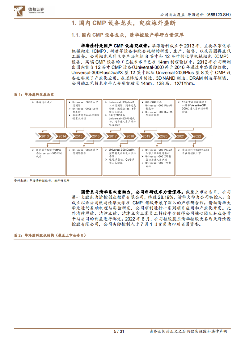 华海清科-CMP设备国产龙头，拓展减薄设备与晶圆再生-220804.pdf 第6页