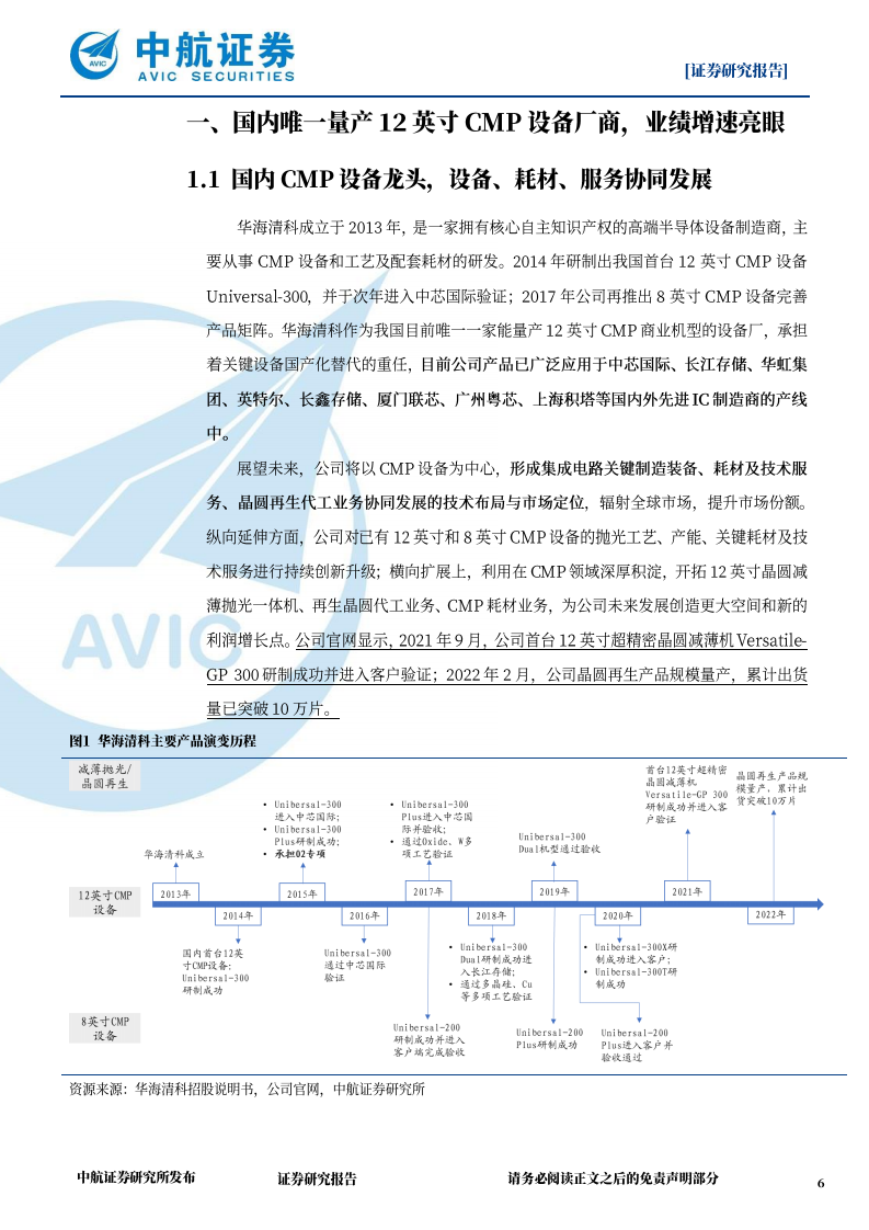 华海清科-国产CMP设备先行者，产品放量业绩提升-220708.pdf 第6页