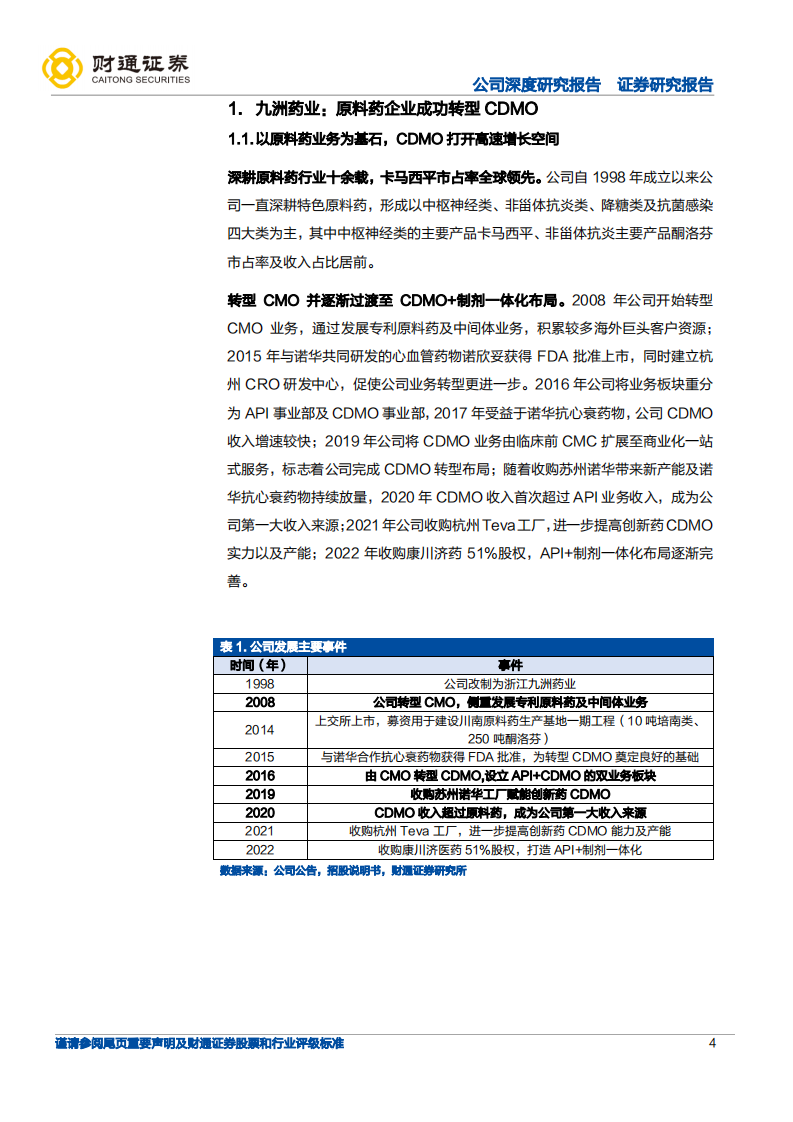 九洲药业-CDMO+制剂一体化具备长期成长性-220721.pdf 第4页