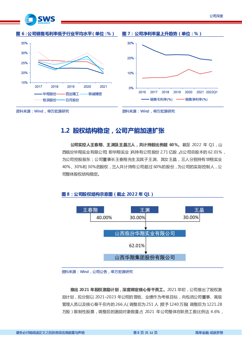 华翔股份-黑金零部件铸造领军者，多重优势凸显加速成本优化-220725.pdf 第8页