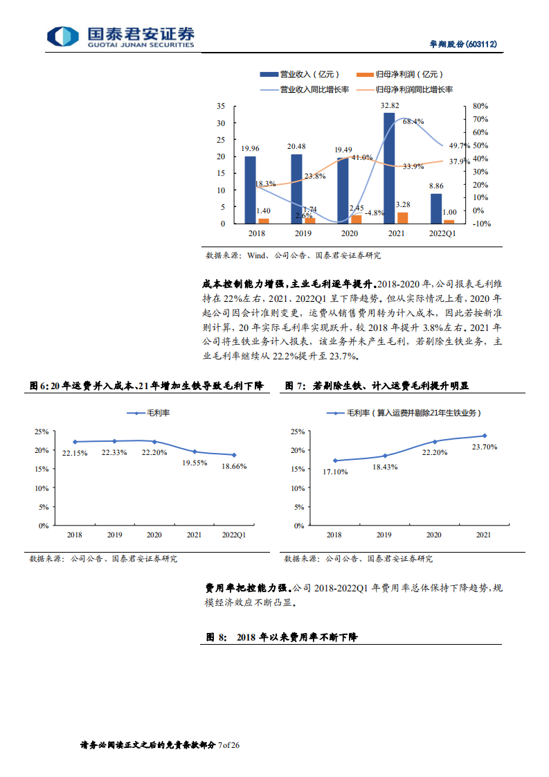 华翔股份-首次覆盖：二十年深耕铸造行业，业绩高增可期-220703.pdf 第7页