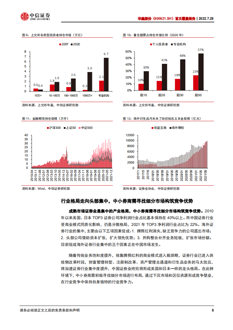 华鑫股份：聚焦证券业务，发力大型高频交易客户服务-220728.pdf 第8页