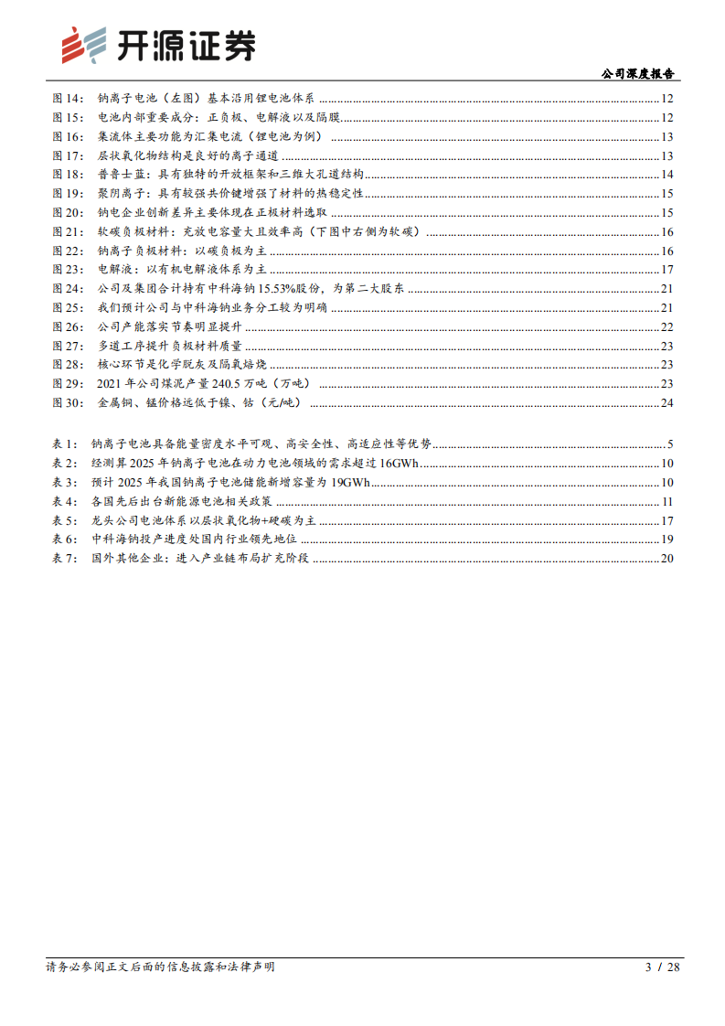 华阳股份-公司深度报告：携手中科海钠，钠离子电池业务为公司贡献新成长-220722.pdf 第3页