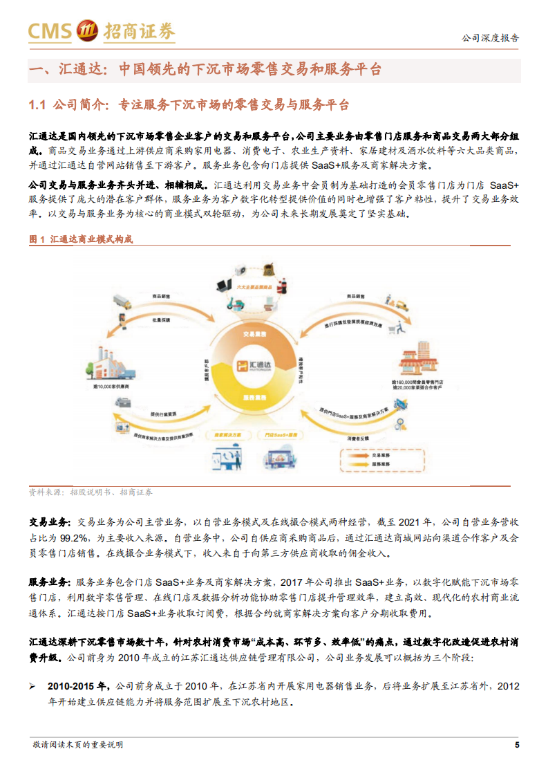 汇通达网络-下沉市场供应链新通路，模式独特前景可期-220714.pdf 第5页