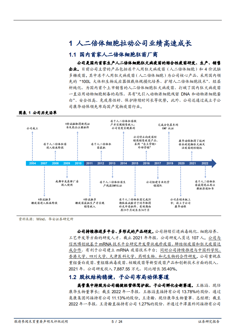 康华生物-人用狂苗产能释放，领先布局犬用狂苗-220722.pdf 第5页