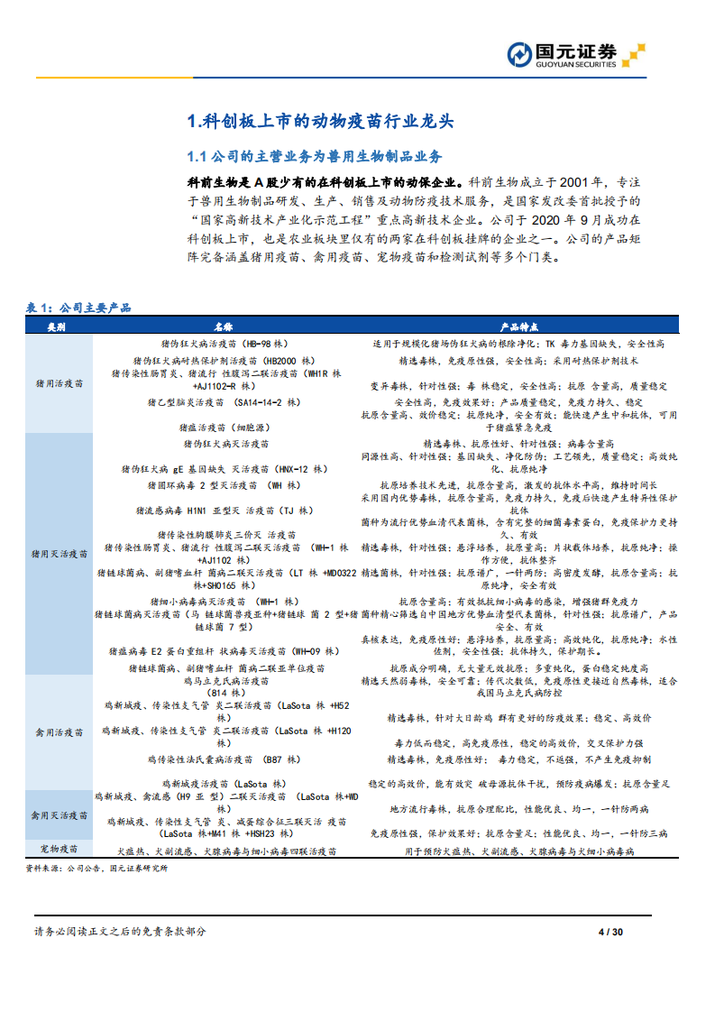 科前生物-首次覆盖报告：研发驱动的生物安全领域综合解决方案提供商-220701.pdf 第4页