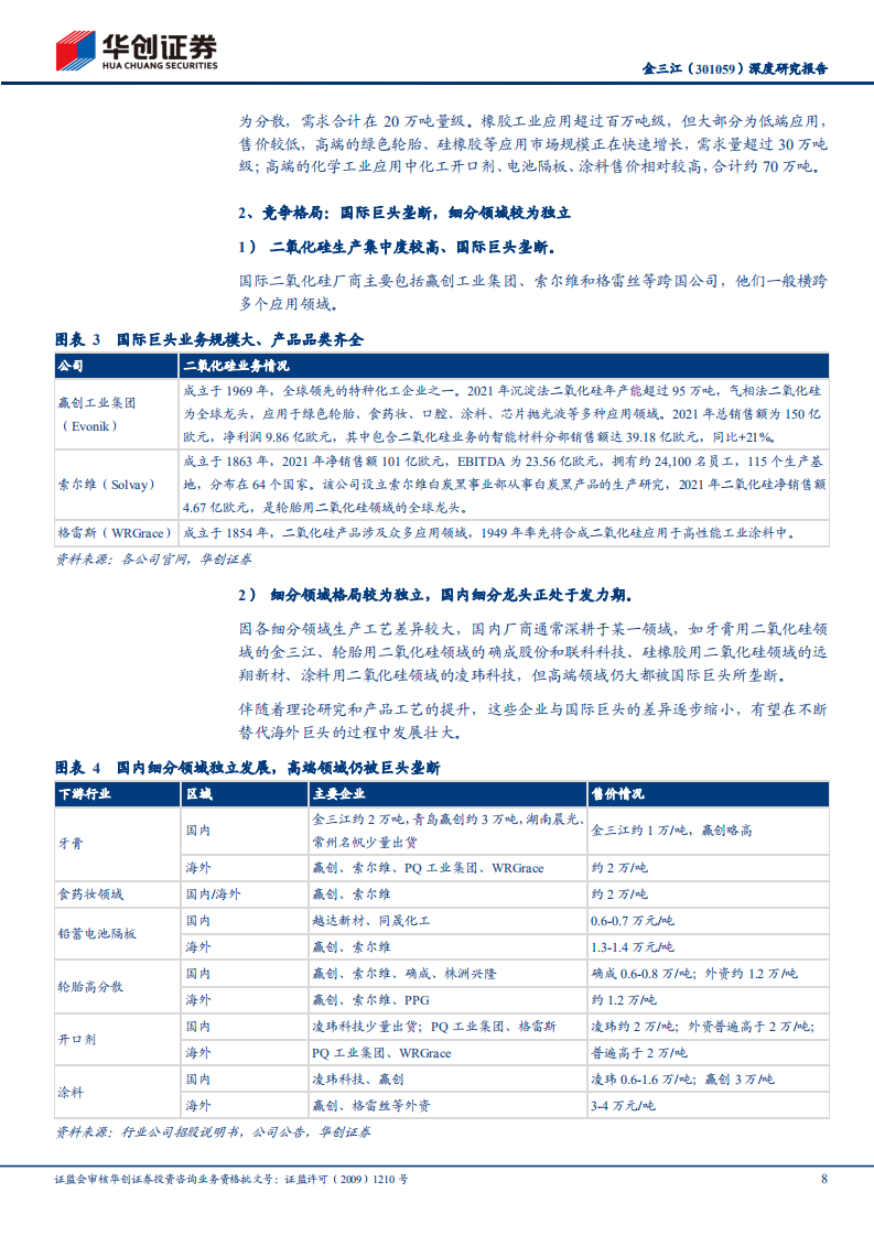 金三江-深度研究报告：高端二氧化硅材料隐形冠军-220805.pdf 第8页