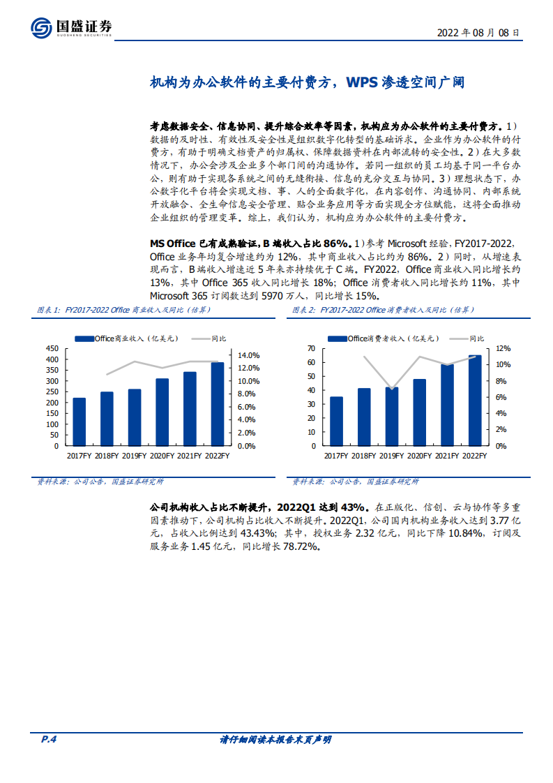 金山办公-机构业务核心驱动要素解析-220808.pdf 第4页