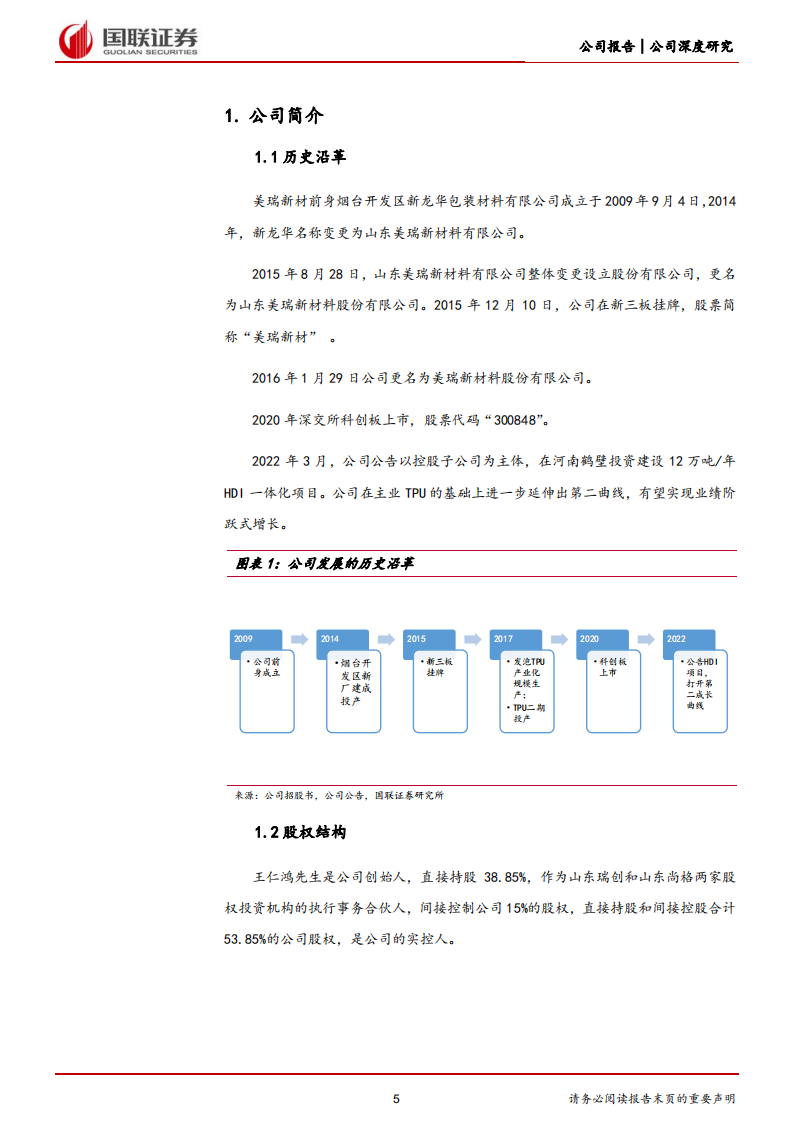 美瑞新材-差异化TPU新锐，HDI驱动第二成长曲线-220808.pdf 第5页