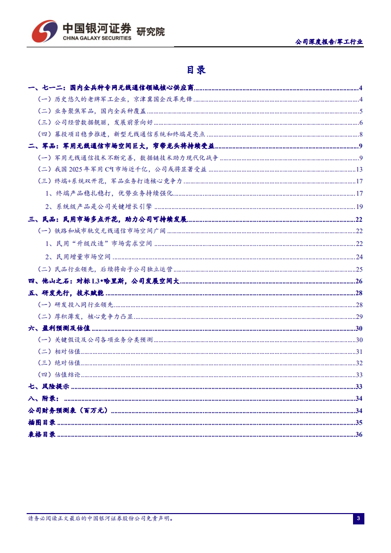 七一二-公司深度报告：军用无线通信市场空间巨大，民用市场多点开花-220705.pdf 第3页