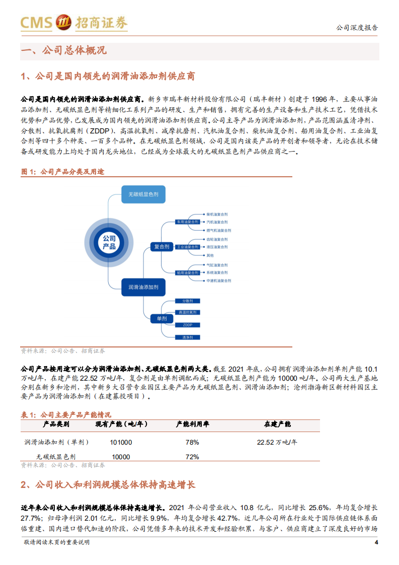 瑞丰新材-国内润滑油添加剂龙头，迎来快速成长新阶段-220706.pdf 第4页