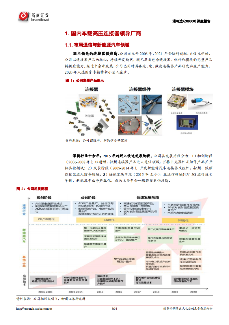 瑞可达-深度报告：汽车连接器头部企业，高压高速驱动高成长-220727.pdf 第5页