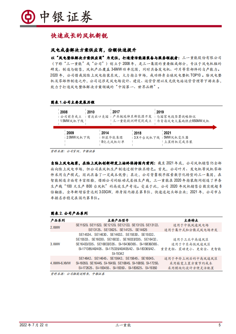 三一重能-风机新锐望迎格局突破-220722.pdf 第5页