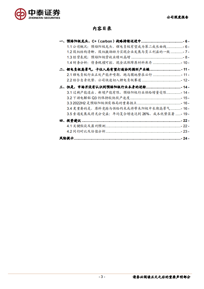 索通发展-预焙阳极+锂电负极双轮驱动，公司有望进入持续高景气周期-220708.pdf 第3页