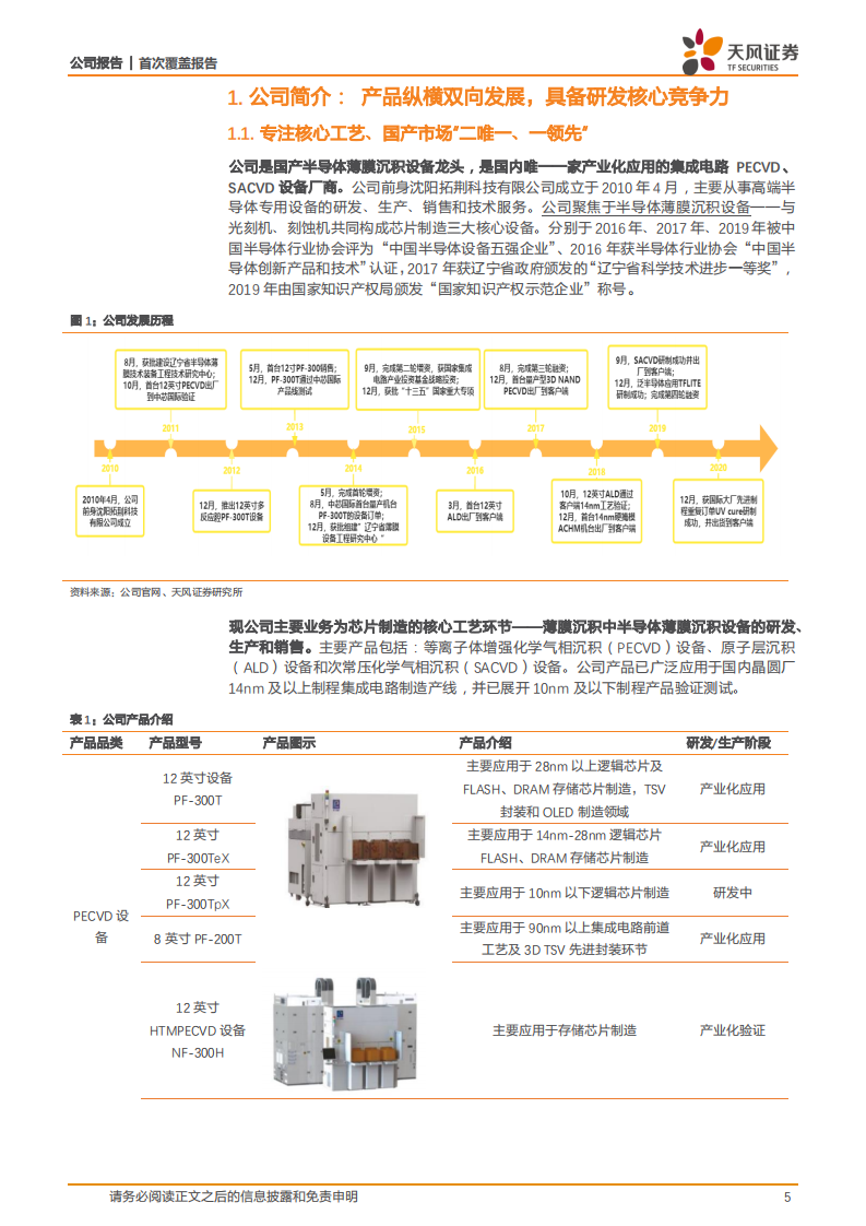 拓荆科技-薄膜沉积设备拨云见日，国产化先行者如日方升-220725.pdf 第5页