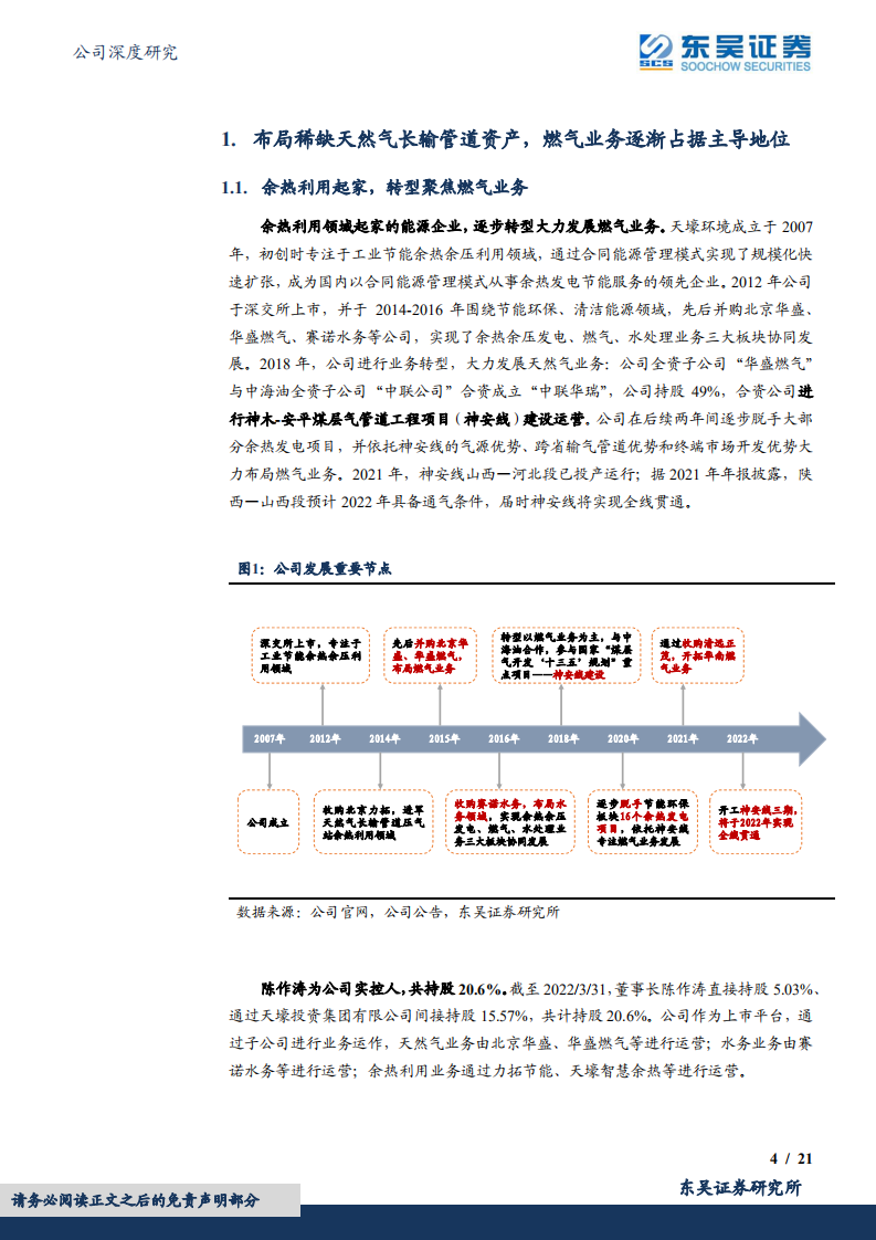 天壕环境-稀缺跨省长输贯通在即，解决资源痛点空间大开-220630.pdf 第4页