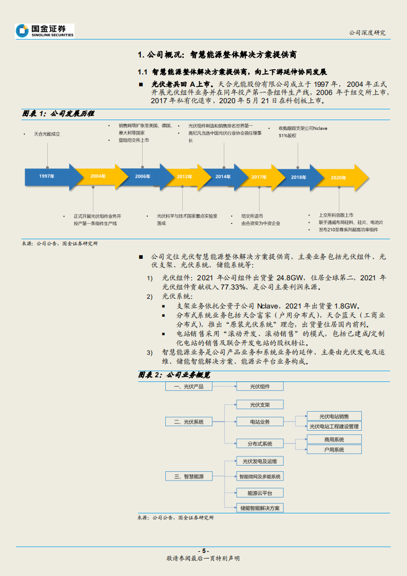 天合光能-渠道优势制胜，产业链横纵延伸-220726.pdf 第5页