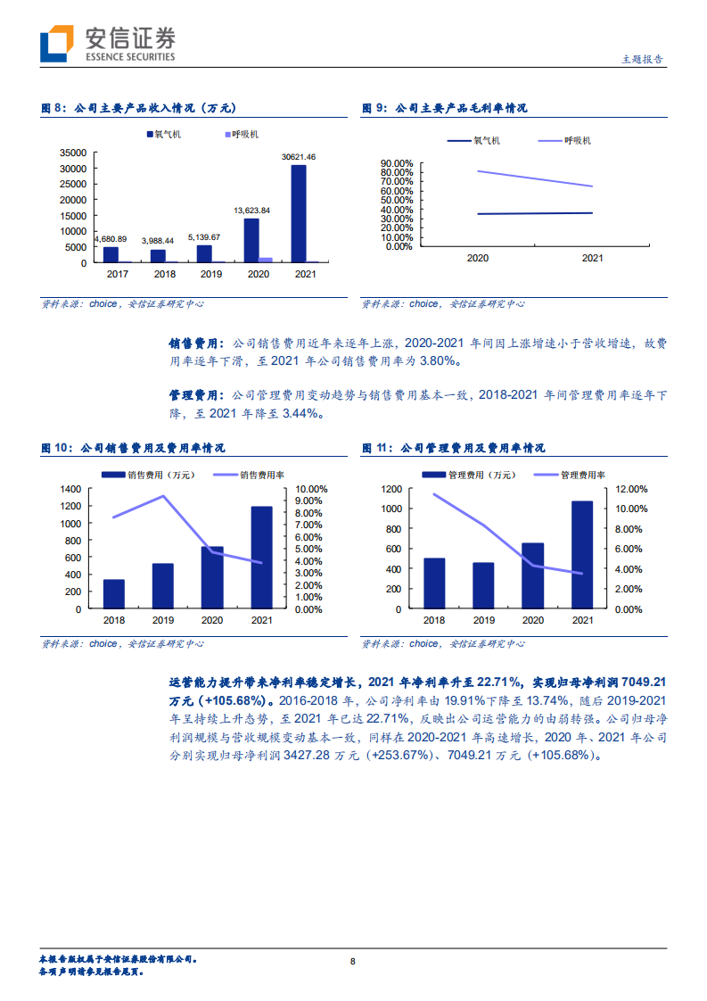新松医疗：制氧机和呼吸机医疗器械专精特新小巨人企业，业务起量快增长-220805.pdf 第8页