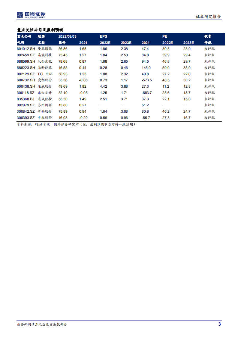 新兴光伏电池行业：龙头引领下的量产元年，N型向左，P型向右-220804.pdf 第3页