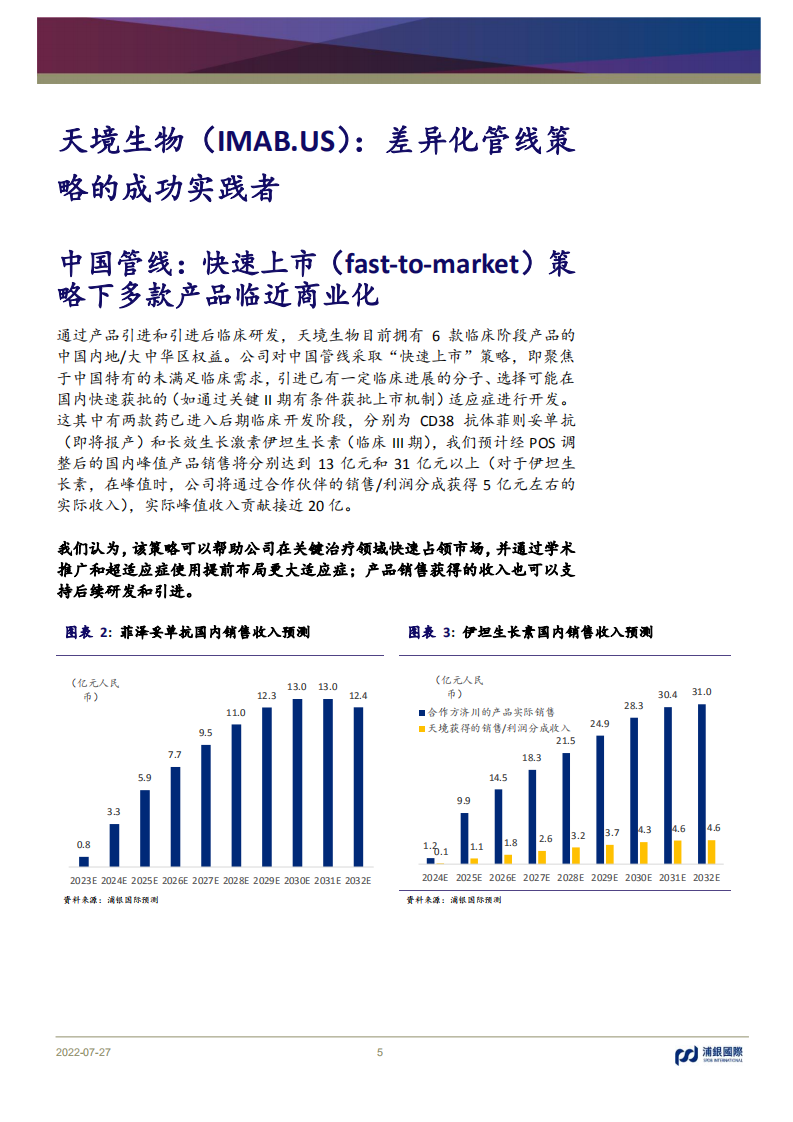 天境生物-差异化管线策略的成功实践者-220727.pdf 第5页
