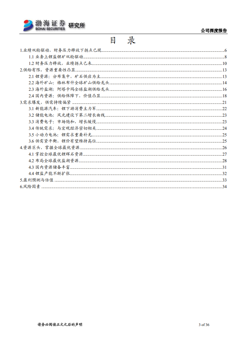 天齐锂业-深度报告：拐点已现，资源巨头乘风而起-220630.pdf 第3页
