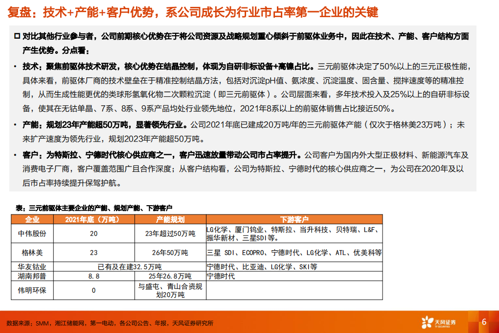 中伟股份-深度报告：三元前驱体行业市占率第一，上游&ldquo;一体化&rdquo;布局-220717.pdf 第6页