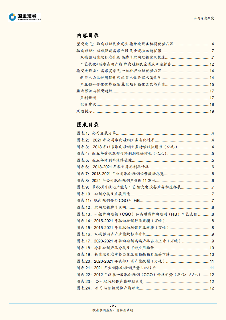 望变电气-双碳驱动需求升级，取向硅钢民企龙头加速扩张-220721.pdf 第2页