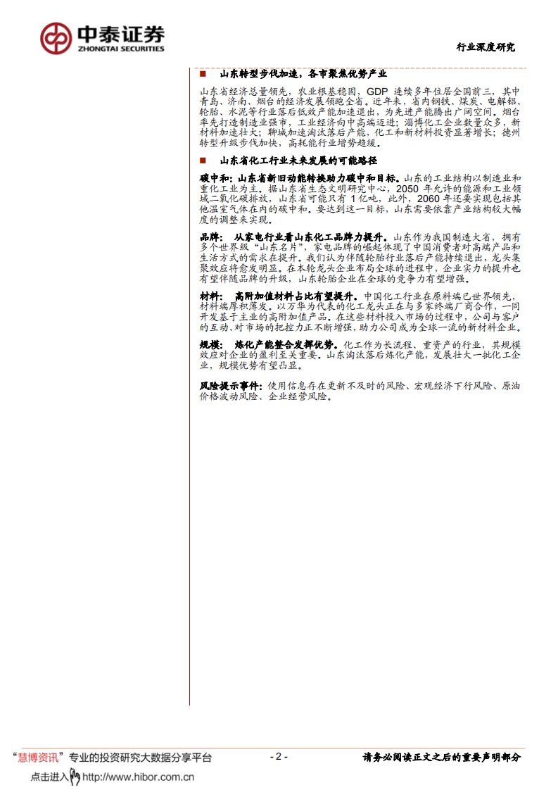 化工行业：开局&ldquo;十四五&rdquo;，聚焦&ldquo;碳中和&rdquo;-中泰证券.pdf 第2页