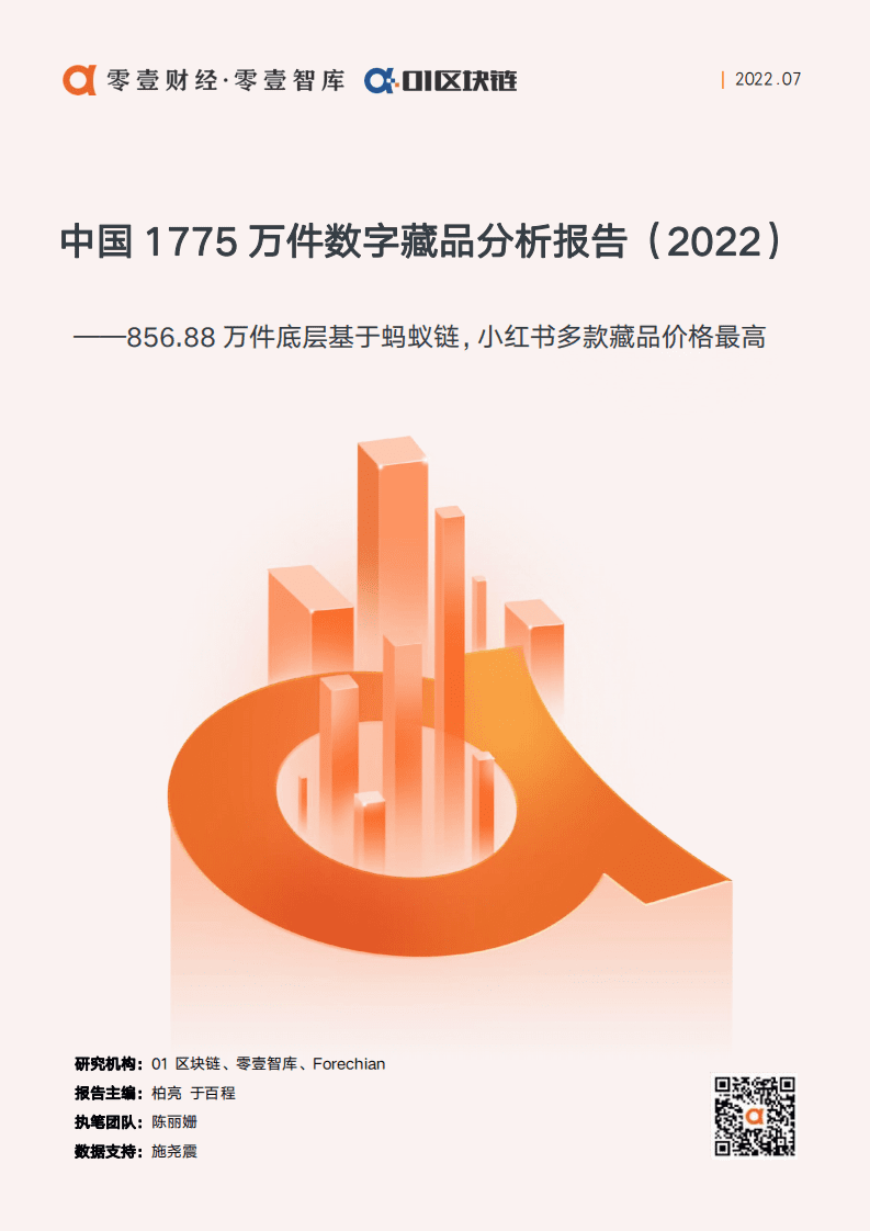 零壹智库：中国1775万件数字藏品分析报告(2022).pdf 第1页