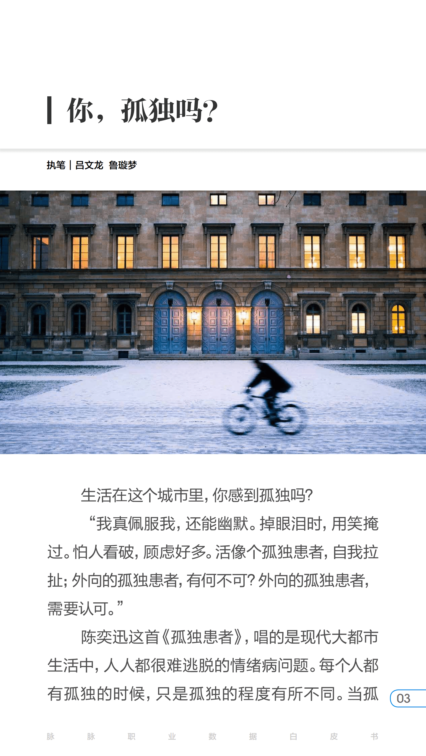 脉脉数据研究院：2017年度白皮书特辑孤独经济.pdf 第3页