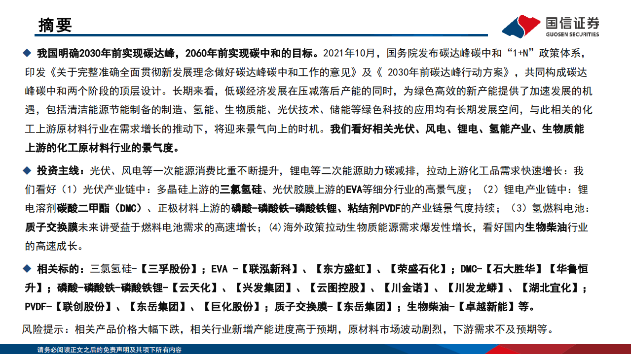 新能源材料：新能源化工材料研究框架-国信证券.pdf 第2页