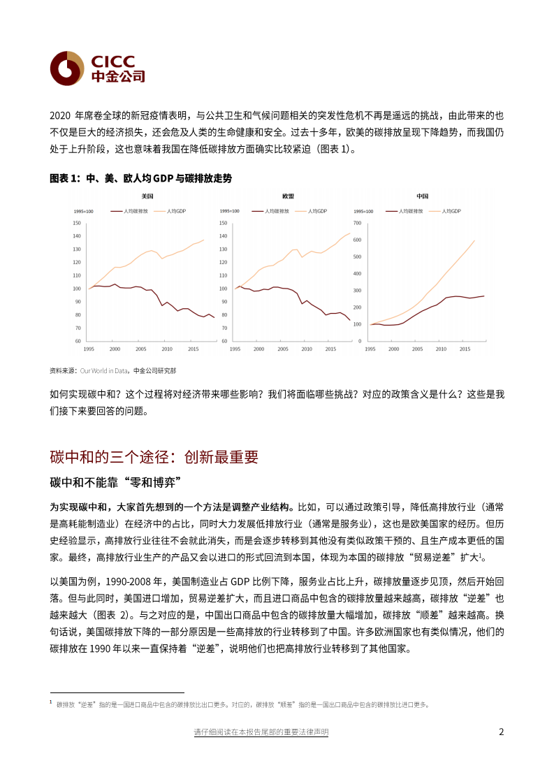 碳中和：创新与公平并举-中金公司.pdf 第2页