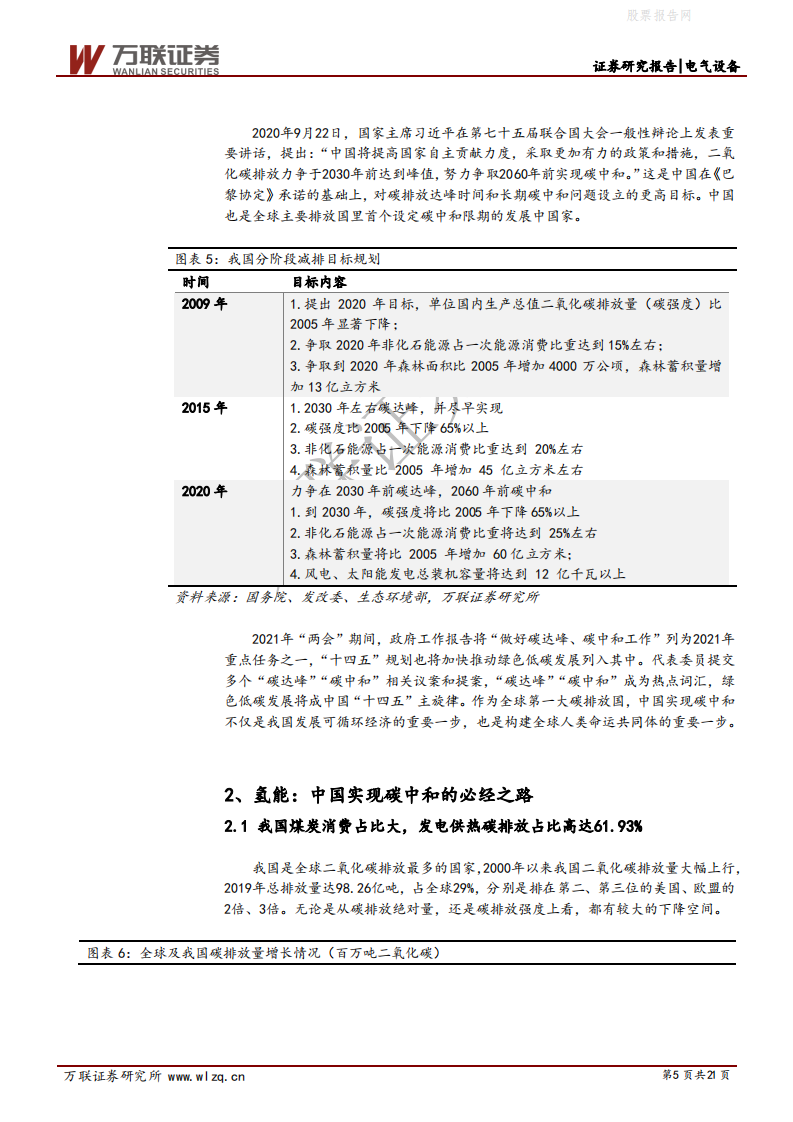 碳中和：能源变革前夕氢能投资新机遇-万联证券.pdf 第5页