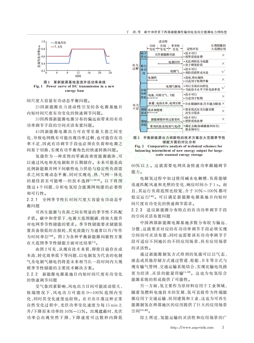 碳中和背景下西部新能源传输的电氢综合能源电力网构想 (1).pdf 第4页