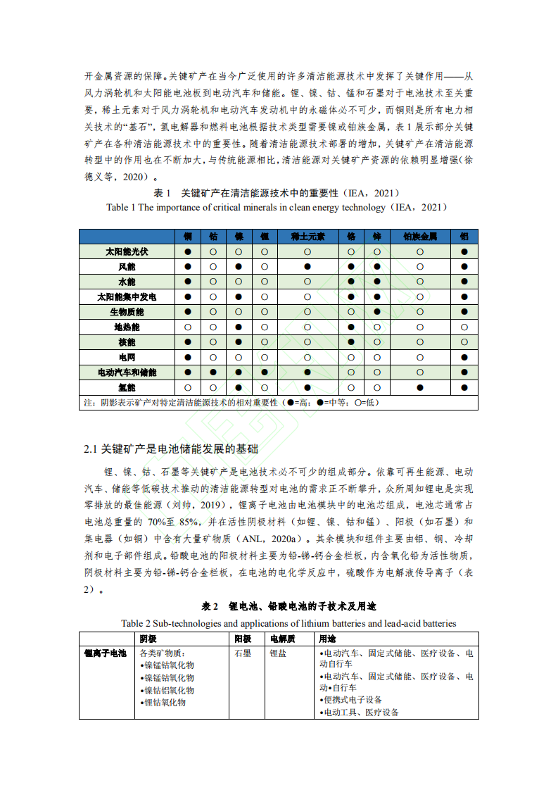 碳中和目标下关键矿产在清洁能源转型中的作用、供需分析及其建议.pdf 第6页