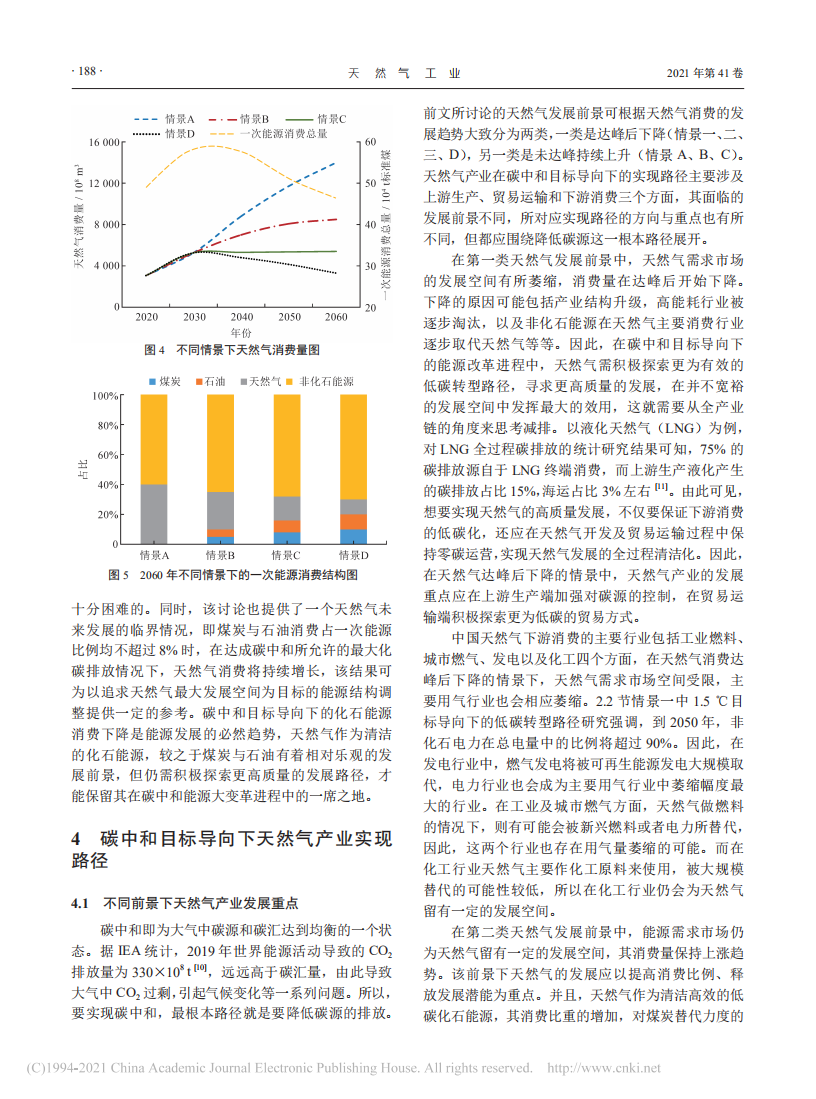 碳中和目标下天然气产业发展的多情景构想.pdf 第6页