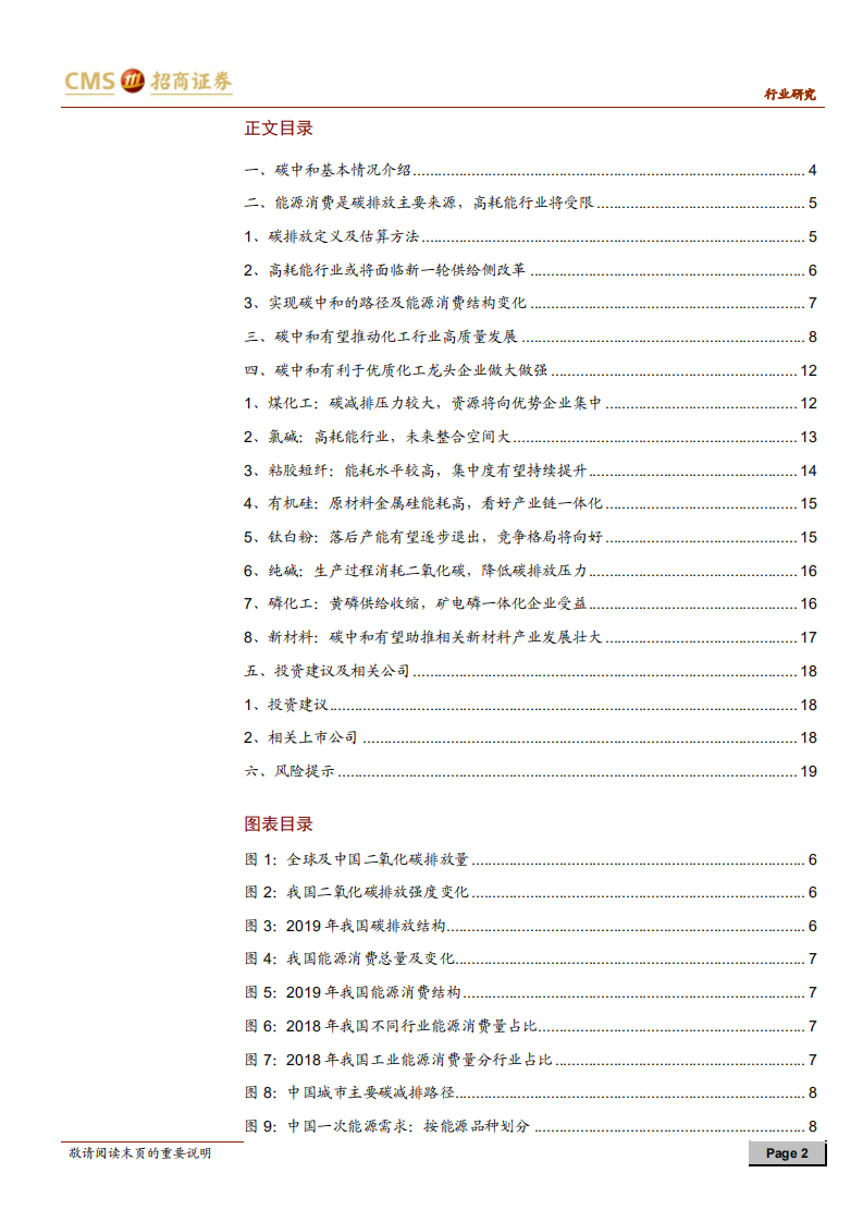 碳中和深度报告：有望加速化工行业集中度提升，利好优质龙头-招商证券.pdf 第2页