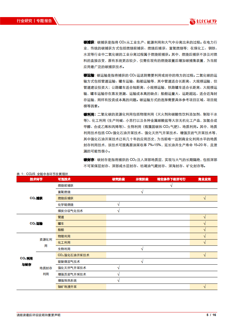 CCUS：能源及工业系统深度脱碳重要抓手.pdf 第5页