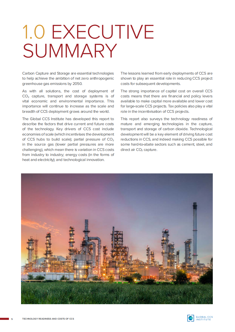 CCS技术准备和成本（英）-Global CCS Institute.pdf 第5页