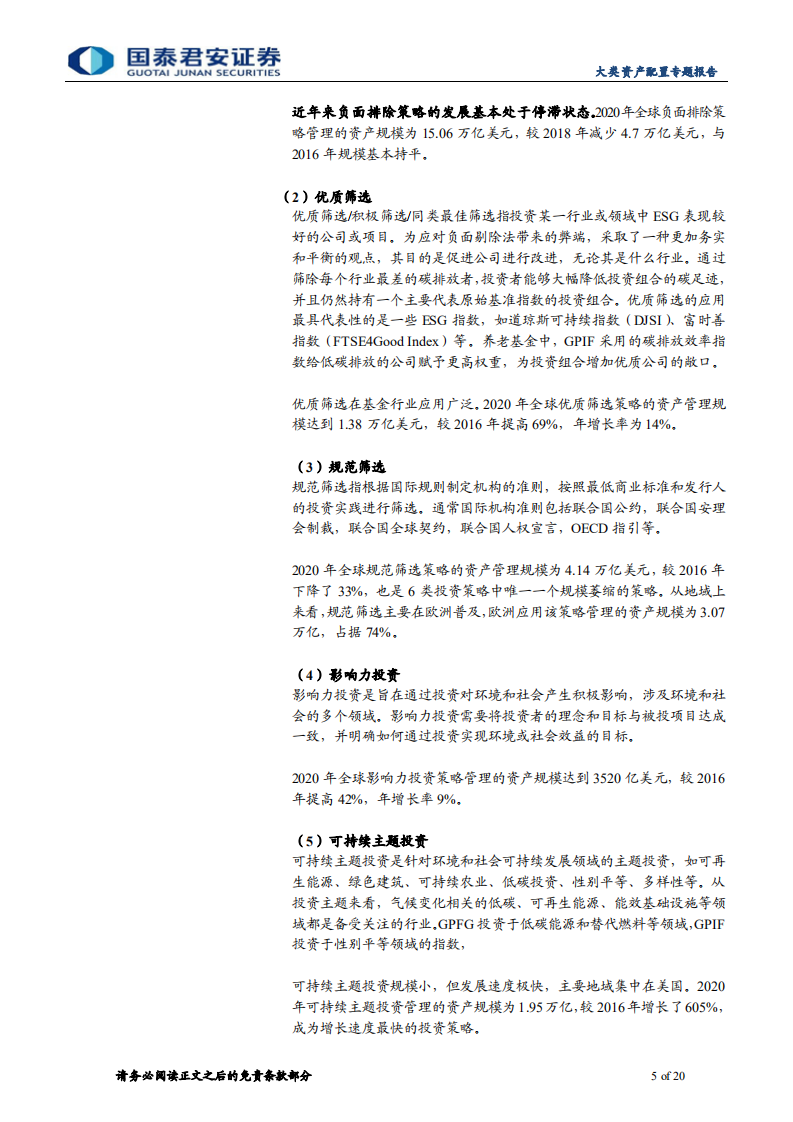 ESG：2021 年全球ESG 投资的进化与分化-国泰君安.pdf 第5页