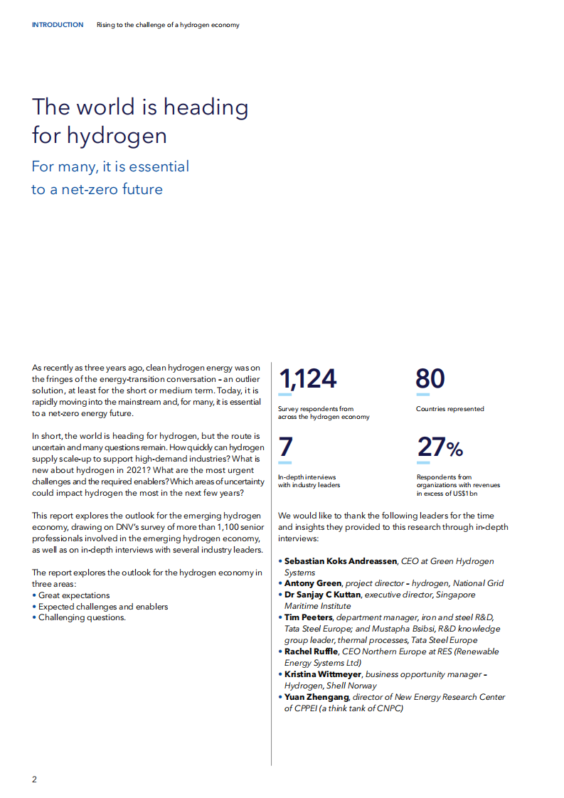 迎接氢经济的挑战（英）-DNV.pdf 第2页
