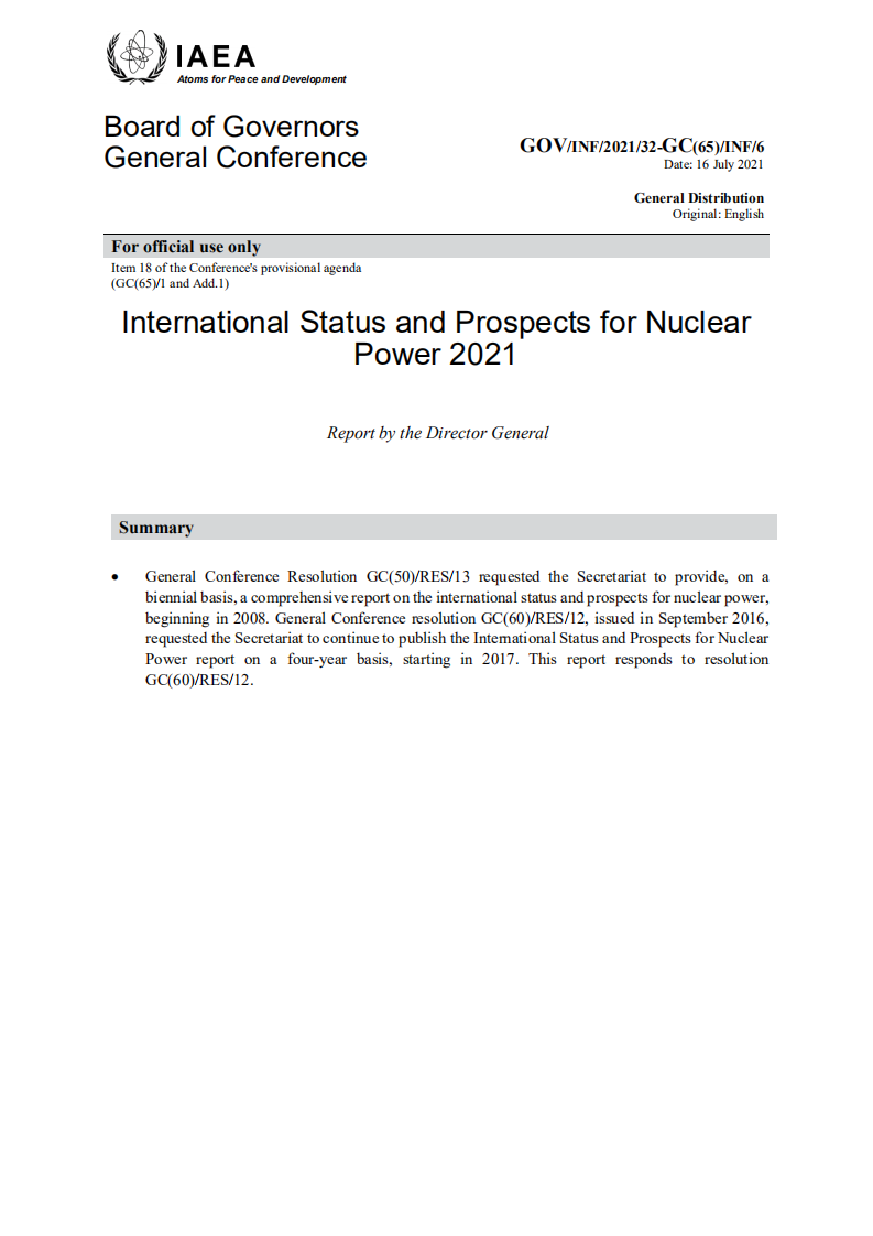 IAEA：2021年核能的国际现状与前景.pdf 第3页